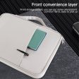 11-  Laptop Handbag Waterproof Nylon 180 Degree Opening Soft Lining Carrying Pouch - Sapphire Online Sale