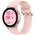 Samsung Galaxy Watch4   5   6   7 40mm   Watch 5 Pro 45mm   Watch FE 40mm Wrist Band Replacement Silicone Watch Strap - Pink Online Hot Sale