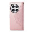 Mandala OnePlus 12 leather case - Rose Gold Cheap