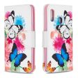 Wonderland Samsung Galaxy A20e flip case - Vivid Butterflies For Cheap