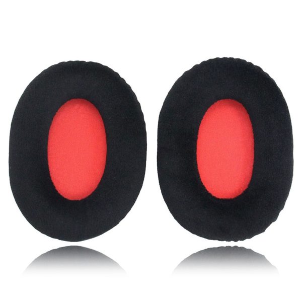 1 Pair Kingston HyperX Cloud II JZF-173 ear pads - Black + Red   Velvet Discount