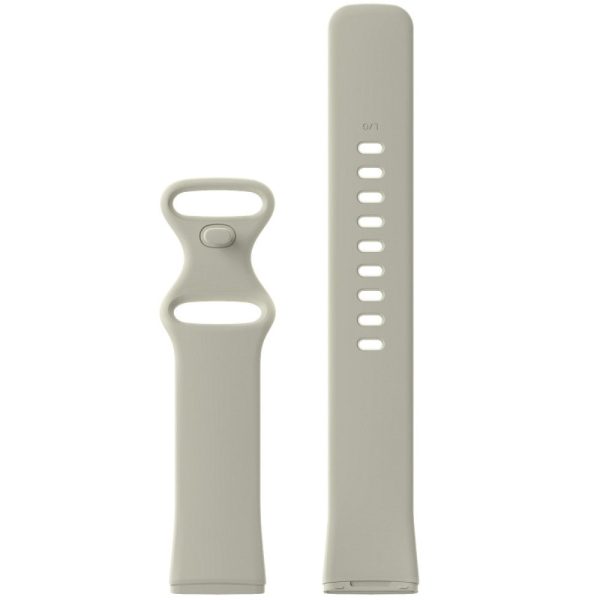 Fitbit Sense 2   Versa 4 silicone watch strap - Apricot Size: S Supply