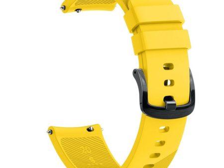 Garmin Forerunner 645 twill silicone watch band - Yellow Hot on Sale