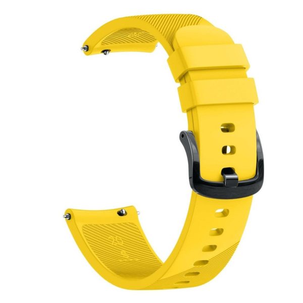 Garmin Forerunner 645 twill silicone watch band - Yellow Hot on Sale