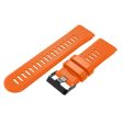 Garmin Fenix 5X Plus silicone watch band - Orange Fashion