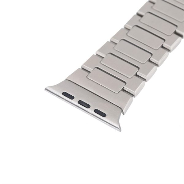 Apple Watch Series 49mm - 45mm - 44mm - 42mm Universal Watch Band Stainless Steel - Silver on Sale