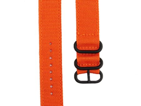 18mm Universal nylon watch strap - Orange Discount