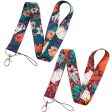 Universal chinese rose pattern lanyard - Chinese rose in Orange Hues Sale