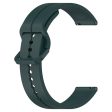 22mm Universal silicone strap - Midnight Green Discount