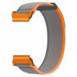 Garmin Fenix 7   Fenix 6 GPS   Fenix 5 Trail Loop Strap Nylon Watch Band - Orange   Grey+Orange Fashion