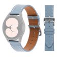 20mm Universal textured genuine leather watch strap - Sky Blue Supply