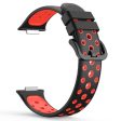 Huawei Watch Fit 2 dual-color silicone watch strap - Black   Red on Sale