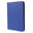 Anti-Drop 360-Degree Swiveling Stand Litchi Texture Universal Leather Protective Case for 9-10 inch Tablet - Dark Blue Cheap