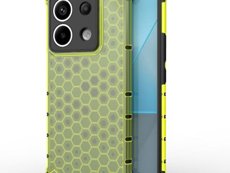 Bofink Honeycomb Xiaomi Redmi Note 13 Pro 5G   Xiaomi Poco X6 cover - Green Online now