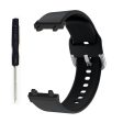 Amazfit T-Rex 2 flexible silicone watch strap - Black For Discount