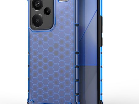 Bofink Honeycomb Xiaomi Redmi Note 13 Pro Plus cover - Blue For Discount