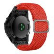 22mm nylon strap for Garmin watch with buckle - Orange Online