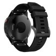 Garmin Fenix 5 durable silicone watch band - Black For Discount