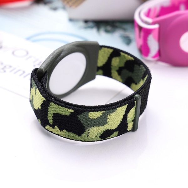 AirTags nylon loop strap for kids - Black Camouflage For Cheap