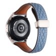 Samsung Galaxy Watch3 45mm   Huawei Watch GT 4 46mm Watch Band 22mm Genuine Cow Leather Strap - Blue For Discount