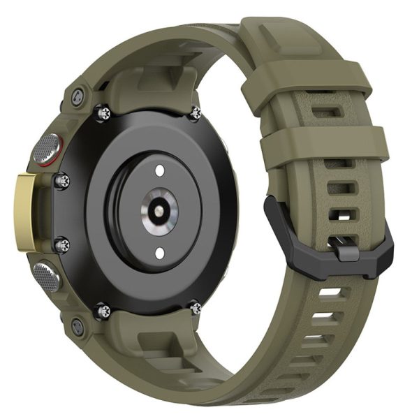 Amazfit T-Rex 2 silicone watch strap - Army Green Supply