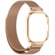 Xiaomi Redmi Watch 4 Stainless Steel Milanese Watch Strap with Metal Case - Rose Gold Hot on Sale