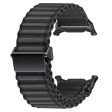 Samsung Galaxy Watch Ultra 47mm Nylon Watch Band Replacement Wrist Strap - Black Online now