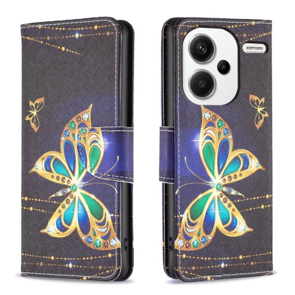 Wonderland Xiaomi Redmi Note 13 Pro Plus flip case - Jewelry Butterfly on Sale