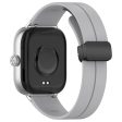 For Xiaomi Redmi Watch 4   Smart Band 8 Pro Silicone Strap Replacement Wrist Band with Folding Buckle - Light Grey on Sale