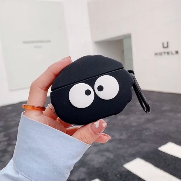 Beats Studio Buds cute cartoon design silicone case - Black Coal Ball Online now