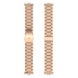 Huawei Watch Fit 3 Replacement band 3-Bead Stainless Steel Watch Strap with Tool - Rose Gold Hot on Sale