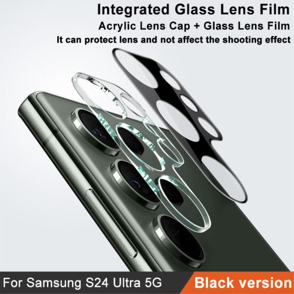 IMAK Samsung Galaxy S24 Ultra glass camera protector with acrylic lens cap Supply