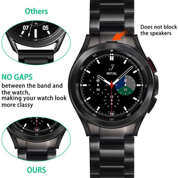 Samsung Galaxy Watch 5   5 Pro   4 metal strap - Black Online now