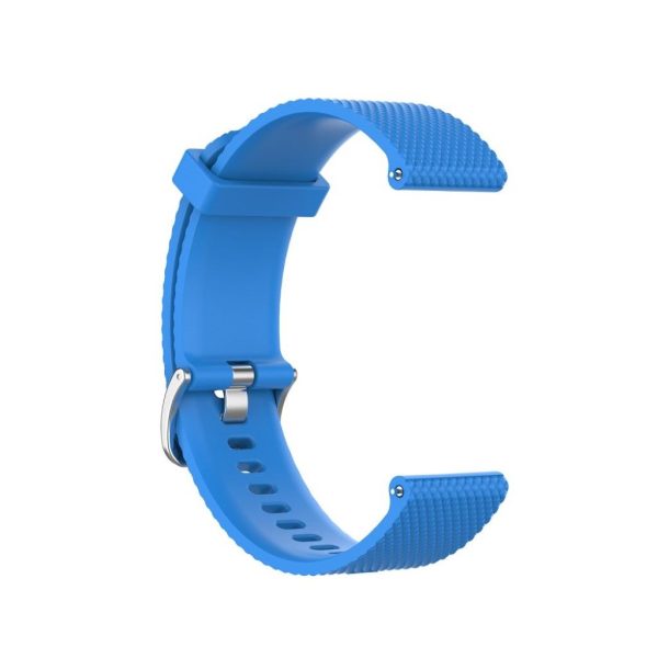 Garmin Vivoactive 4 silicone textured watch band - Baby Blue Online now