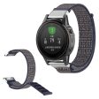 Garmin Fenix 6S   Fenix 5S Plus nylon loop watch band - Navy Blue Fashion