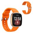 Fitbit Versa 3 simple silicone watch band - Orange For Sale