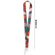 Universal chinese rose pattern lanyard - Chinese rose in Orange Hues Sale