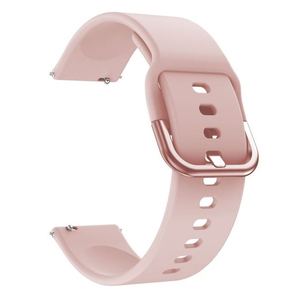 Samsung Galaxy Watch 3 (45mm) simple silicone watch band - Pink For Cheap