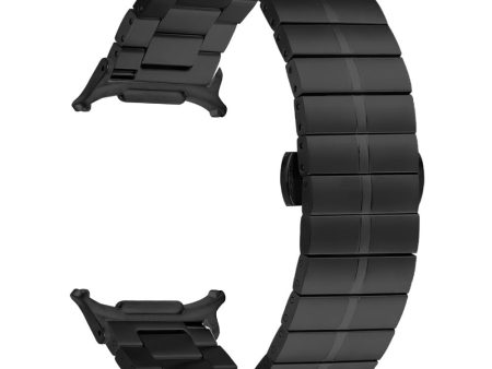 KALEBOL Samsung Galaxy Watch Ultra 47mm Stylish Stainless Steel Watch Band Wrist Strap - Black Online