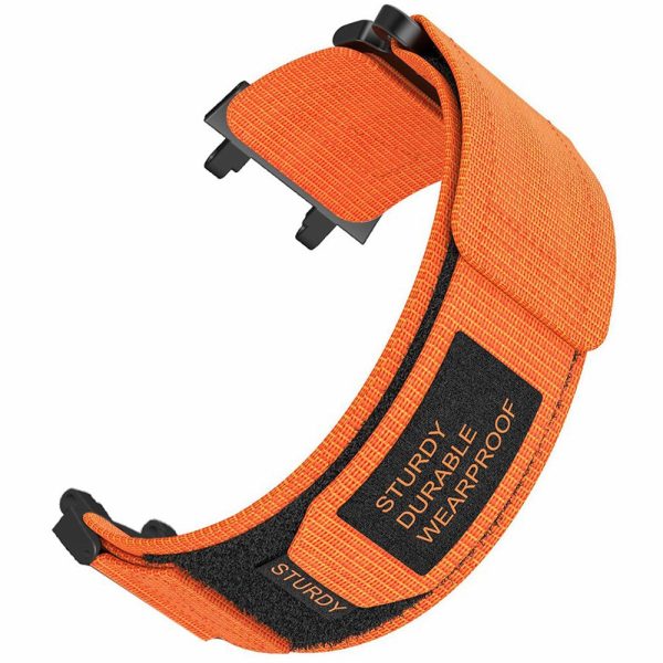 Huami Amazfit Active Edge (A2212) Sports Smartwatch Strap Magic Tape Design Nylon Band - Orange Supply