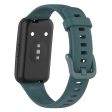 Huawei Band 7 silicone watch strap - Dark Green on Sale