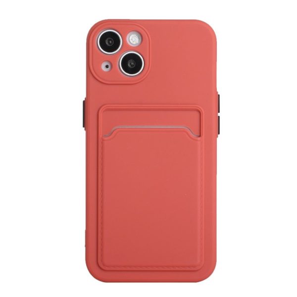 Card holder cover for iPhone 13 - Coral Online now