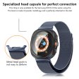 KALEBOL Samsung Galaxy Watch Ultra 47mm Watch Band Magnetic Buckle Metal Milanese Wrist Strap - Black For Cheap