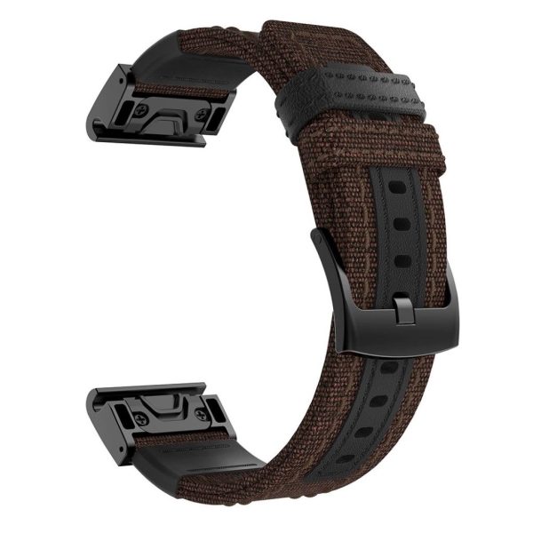 Garmin Fenix 5X   Fenix 5X Plus   Fenix 3   Fenix 3 HR genuine leather watch band - Brown Online Hot Sale