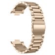 Huawei Watch Fit 3 Watch Strap Three-Bead Stainless Steel Wrist Band - Champagne Gold Hot on Sale