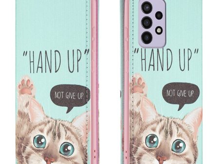 Wonderland Samsung Galaxy A33 5G flip case - Cat Online Hot Sale