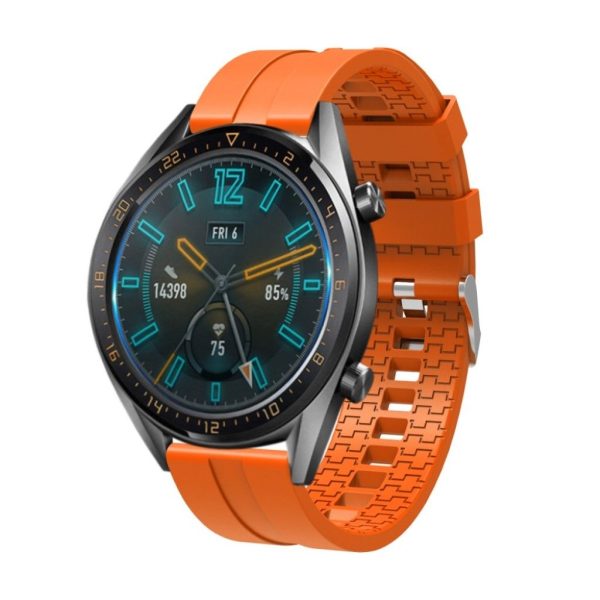 22mm Huawei Watch GT silicone watch band - Orange Cheap