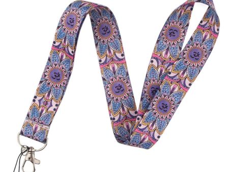 Universal floral pattern phone lanyard - Tribal Flower Cheap