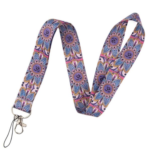 Universal floral pattern phone lanyard - Tribal Flower Cheap