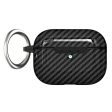 AirPods Pro 2 carbon fiber style case with buckle - Black Cheap